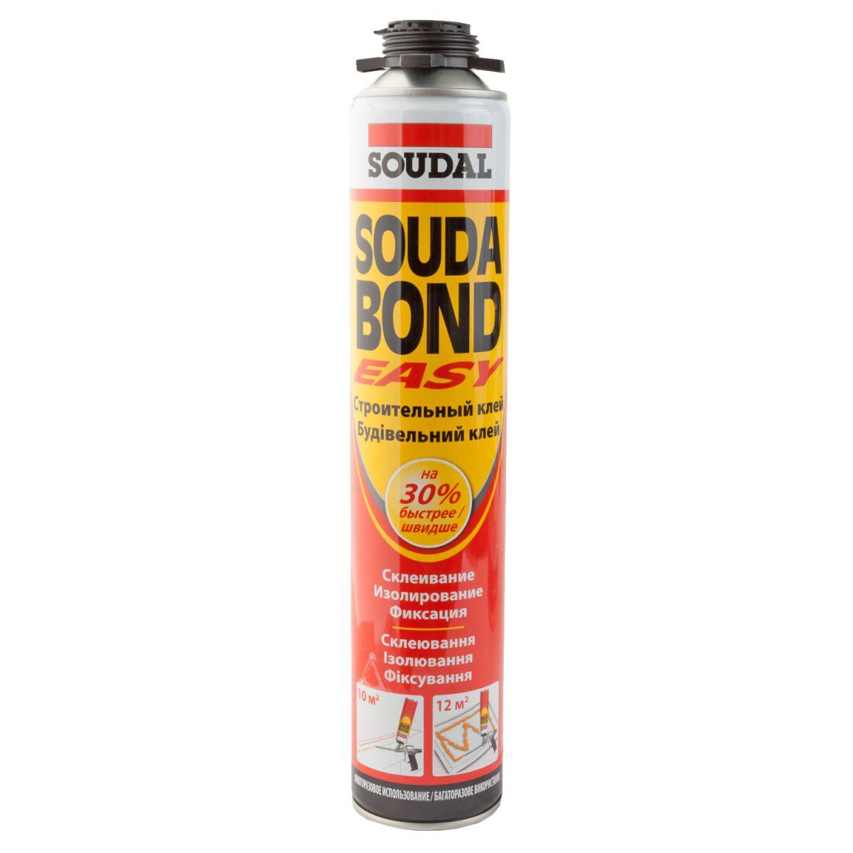 Клей-пена полиуретановый Soudal Soudabond EASY GUN 750 мл