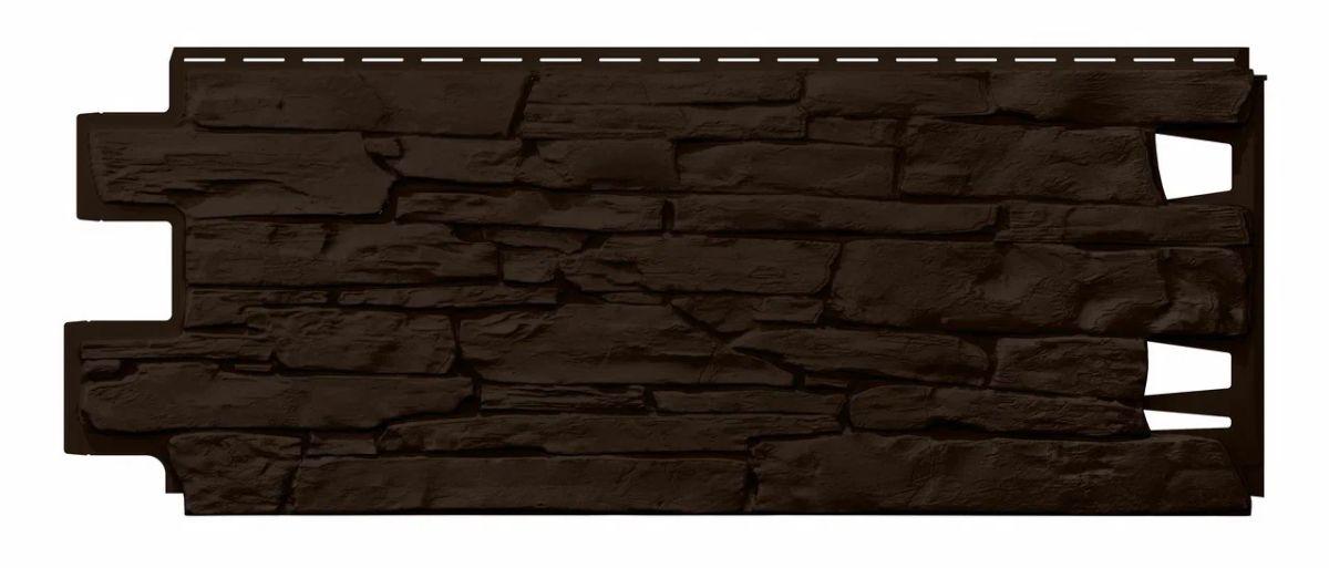 Панель фасадная ТН ОПТИМА Камень, Темно-коричневый - фото 2 - id-p224973887