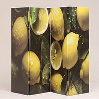 Ширма "Лимоны в листьях", 200х160 см