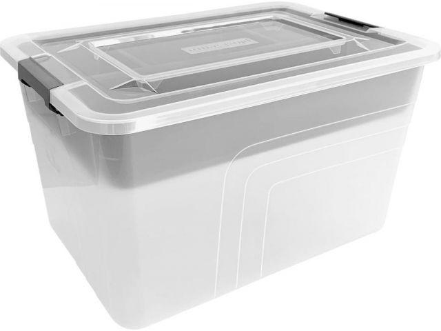 Ящик для хранения с лотком, 8 л., Bergen, 305х215х184 мм., натуральный, PLAST TEAM - фото 1 - id-p224975340