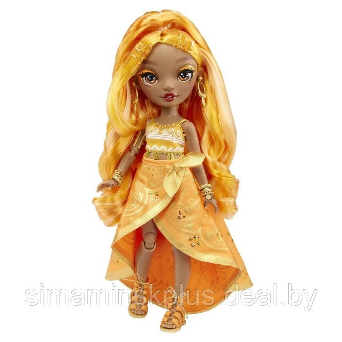 Кукла Rainbow High «Мина Флер», 28 см, с аксессуарами, цвет оранжевый - фото 3 - id-p224975685