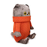 Мягкая игрушка-подушка «Кот в свитере с косами», 32 см, фото 3