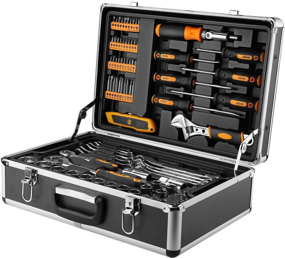 Набор инструментов Deko DKMT95 Premium 95 предметов (жесткий кейс) - фото 1 - id-p224975665