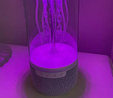Настольный светильник ночник LED беспроводная Bluetooth колонка Медуза, фото 7