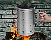 Стартер для розжига угля, 10 литров / Оцинкованная сталь, защитный экран, фото 2