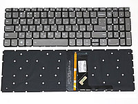 Клавиатура для ноутбука Lenovo IdeaPad 320-15ABR 320-15AST 320-15IAP 320-15IKB серая белая подсветка