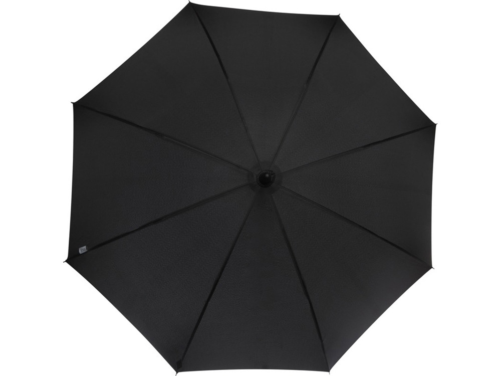 Fontana 23-дюймовый зонт карбонового цвета с механизмом автоматического открытия и изогнутой ручкой, черный - фото 2 - id-p224977438