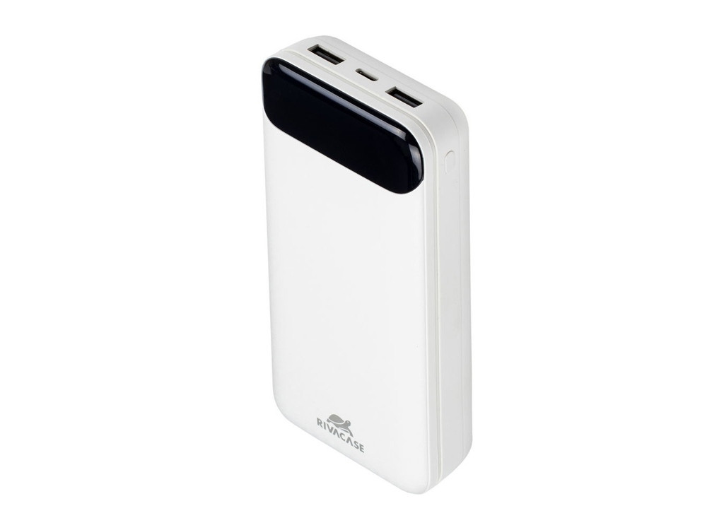 RIVACASE VA2280 (20000mAh) с дисплеем, белый, внешний аккумулятор /24 - фото 1 - id-p224977478