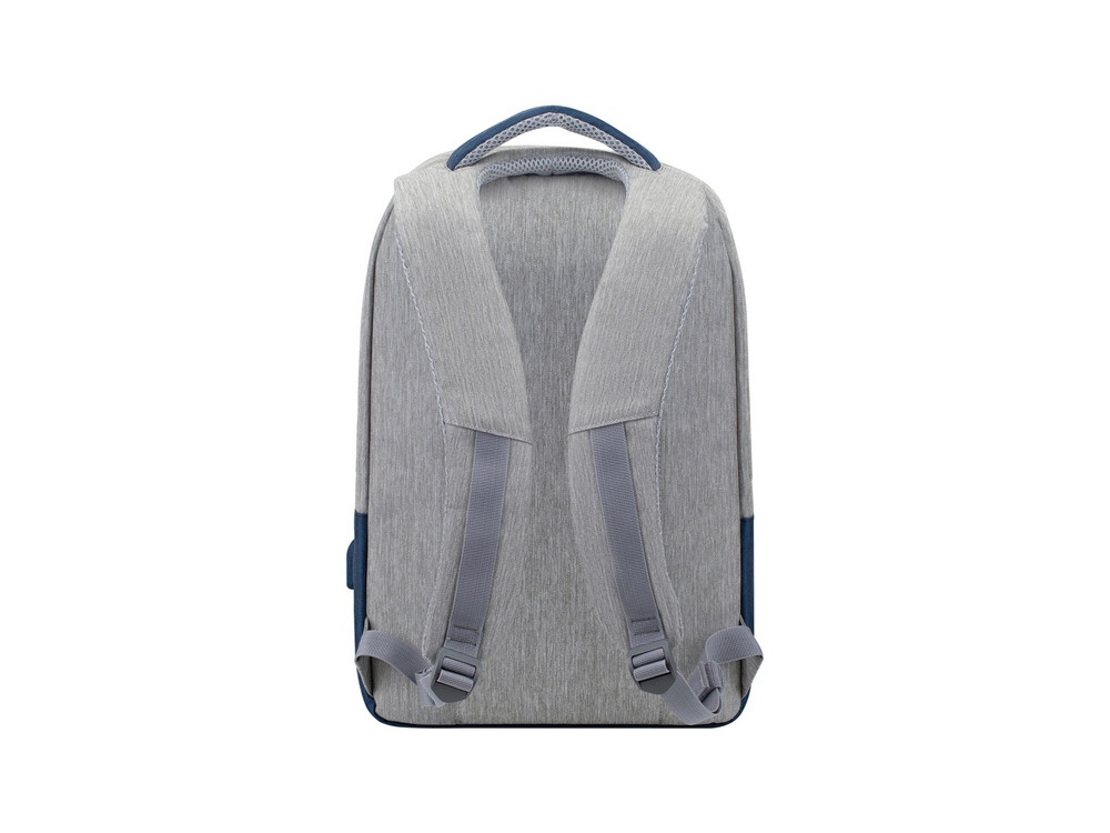 RIVACASE 7562 grey/dark blue рюкзак для ноутбука 15.6'', серый/темно-синий - фото 4 - id-p224977457