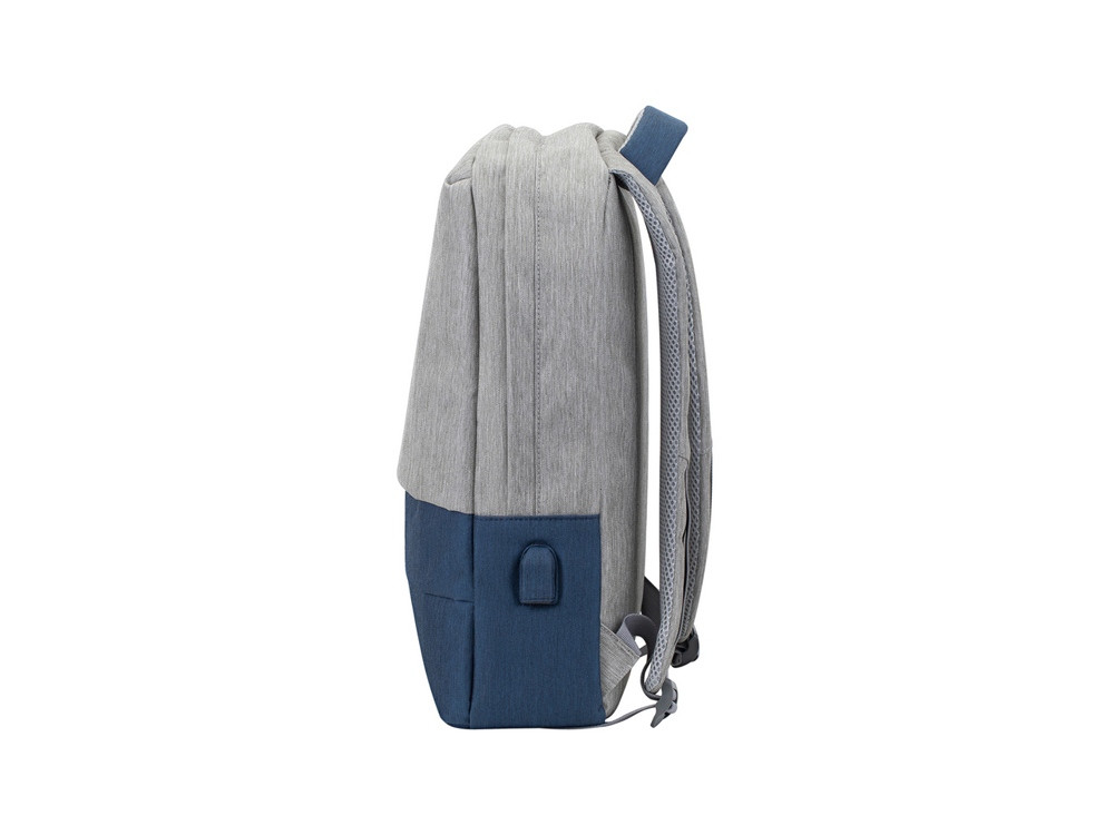 RIVACASE 7562 grey/dark blue рюкзак для ноутбука 15.6'', серый/темно-синий - фото 5 - id-p224977457