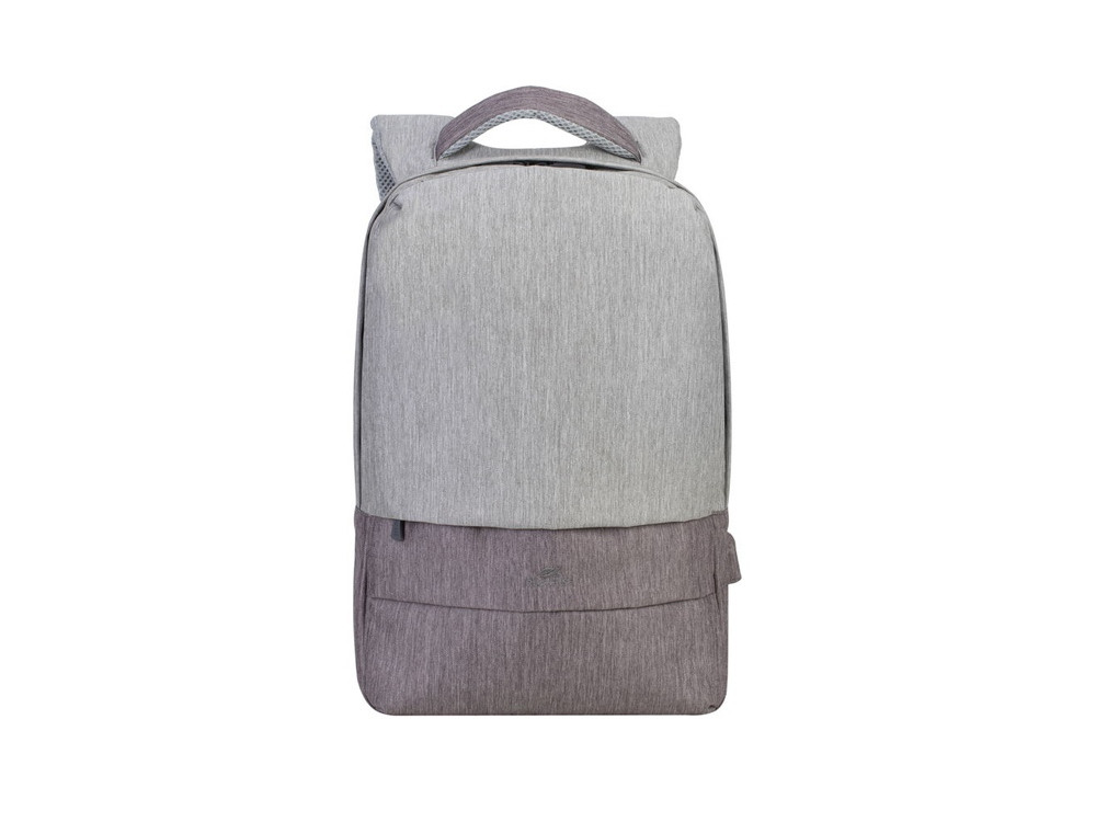 RIVACASE 7562 grey/mocha рюкзак для ноутбука 15.6, серый/кофейный - фото 2 - id-p224977458