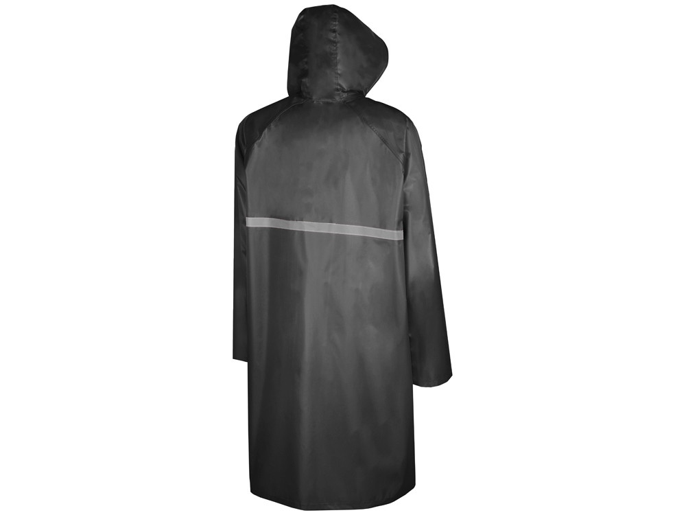 Длинный дождевик Lanai из полиэстера со светоотражающей тесьмой, черный - фото 2 - id-p224977466