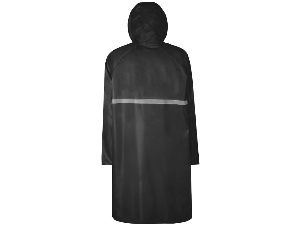 Длинный дождевик Lanai из полиэстера со светоотражающей тесьмой, черный - фото 4 - id-p224977466
