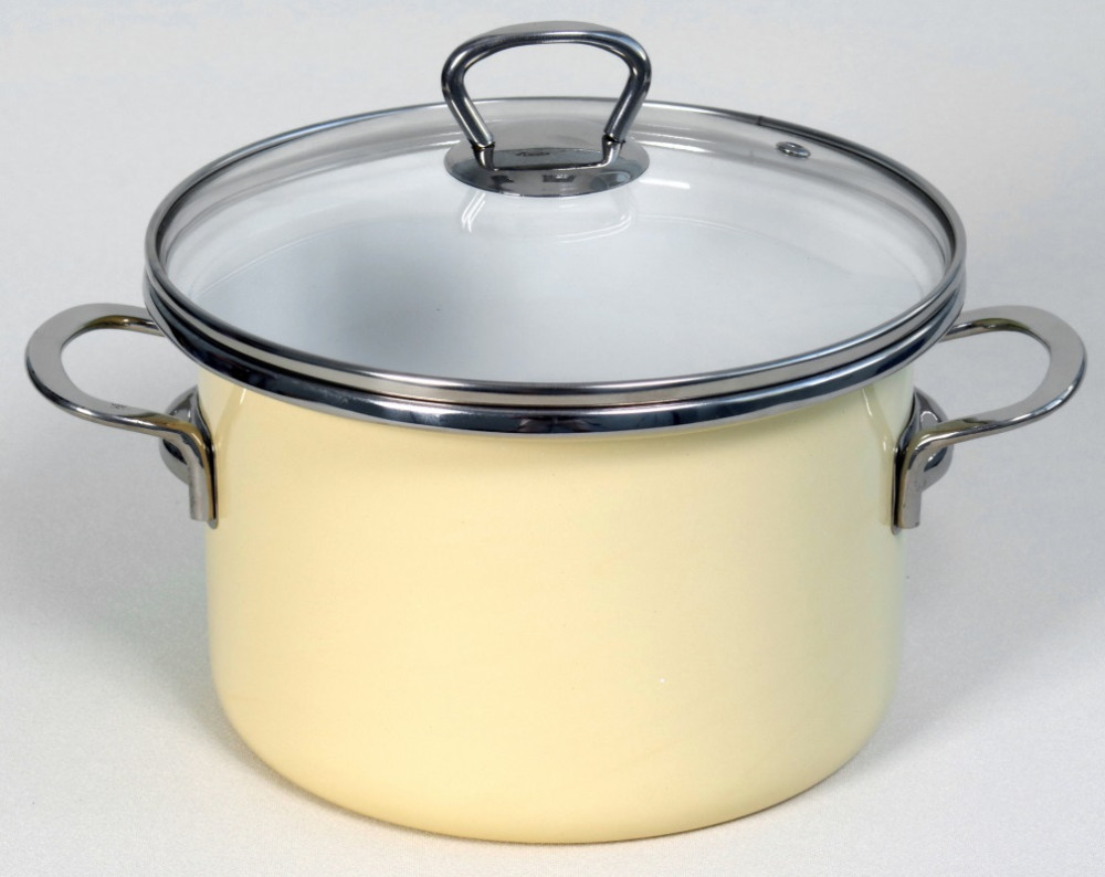 1-2230211(Бл)"Беж" Кастрюля 3,0л (цил.)