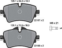 Тормозные колодки Textar 2218701