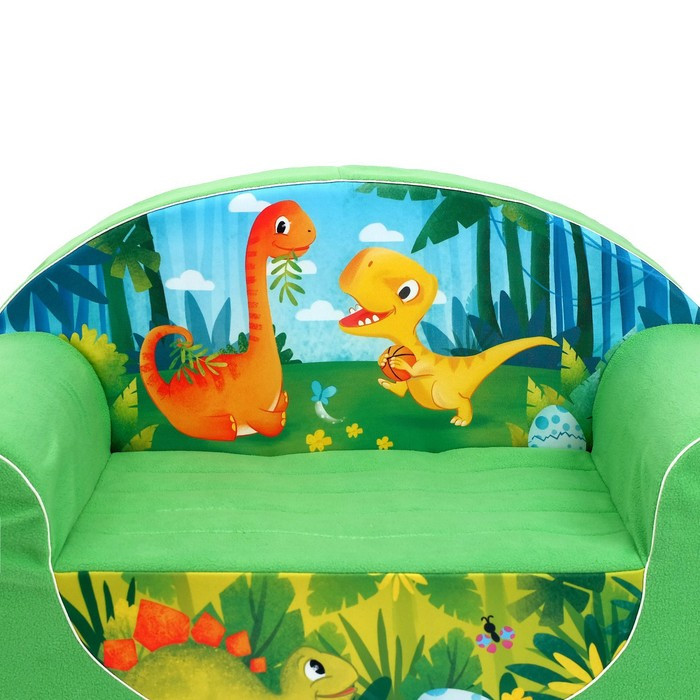 Мягкая игрушка-диван «Динозавры», цвет зелёный - фото 3 - id-p224983220