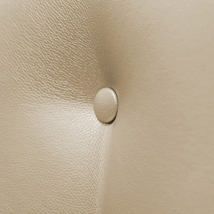 Кресло «Рондель», 500×550×915 мм, Металлические пуговицы, Экокожа, цвет nice beige - фото 4 - id-p224983370