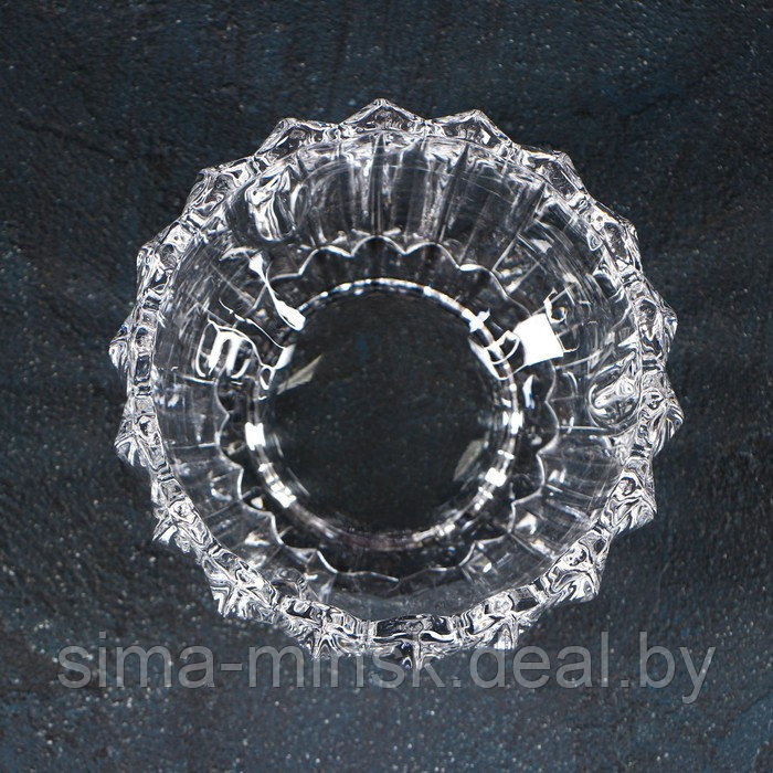 Сахарница стеклянная Доляна «Любава», 250 мл, 10×10×10,5 см - фото 3 - id-p224983906