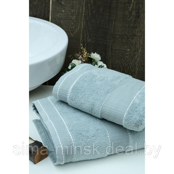 Полотенце Arya Home Gloss, размер 50X90 см, цвет мятный - фото 2 - id-p224984246
