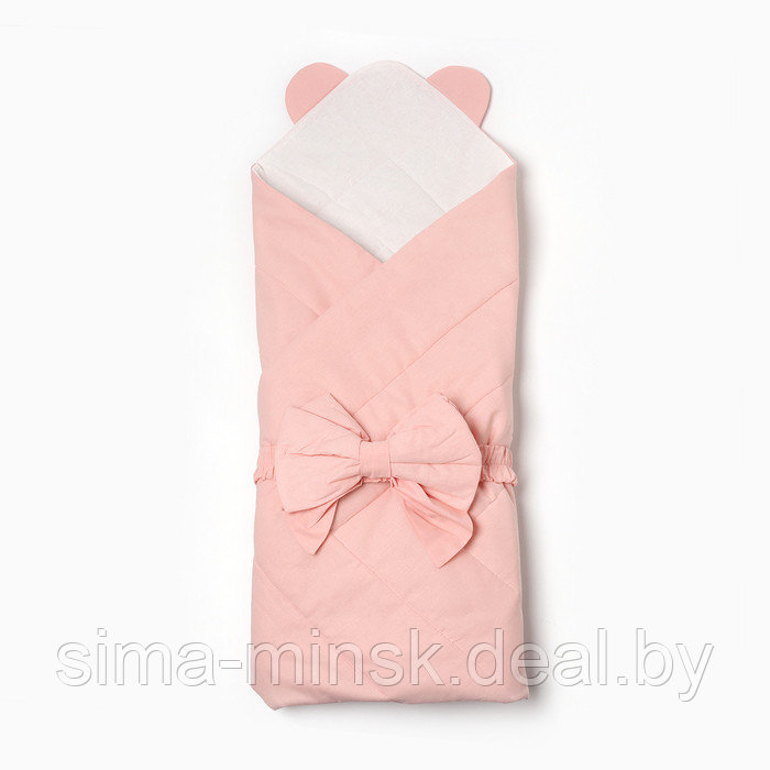 Набор для новорожденного (одеяло, бант), цвет розовый, рост 56-62