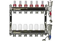 Коллекторная группа на 7 выходов для теплого пола в сборе ALTSTREAM