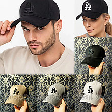 Кепки брендовые / бейсболки LA / белая кепка Los-Angeles
