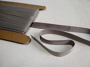 Репсовая лента бежевого цвета