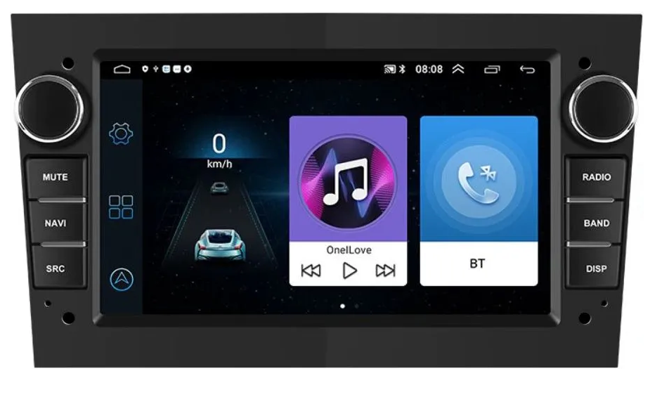 Штатная магнитола Carmedia для Opel Meriva A (черная) на Android 9 (Wi-fi, GPS, usb)