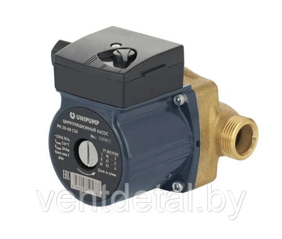 Насос циркуляционный UNIPUMP PH 20-60 130 (ГВС) - фото 2 - id-p224985316