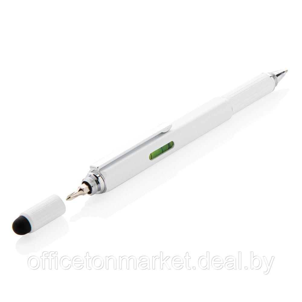 Ручка многофункциональная "P221.553", белый, серебристый - фото 2 - id-p224985193