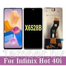 Дисплей Original для Infinix Hot 40i/X6528B/Tecno Spark GO 2024/BG6 Черный