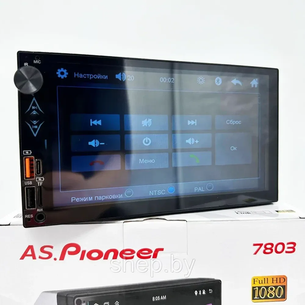 Автомагнитола 2Din AS.Pioneer 7803 , Пульт ДУ Сенсорный экран 7" FM радио,Bluetooth - фото 2 - id-p224985783