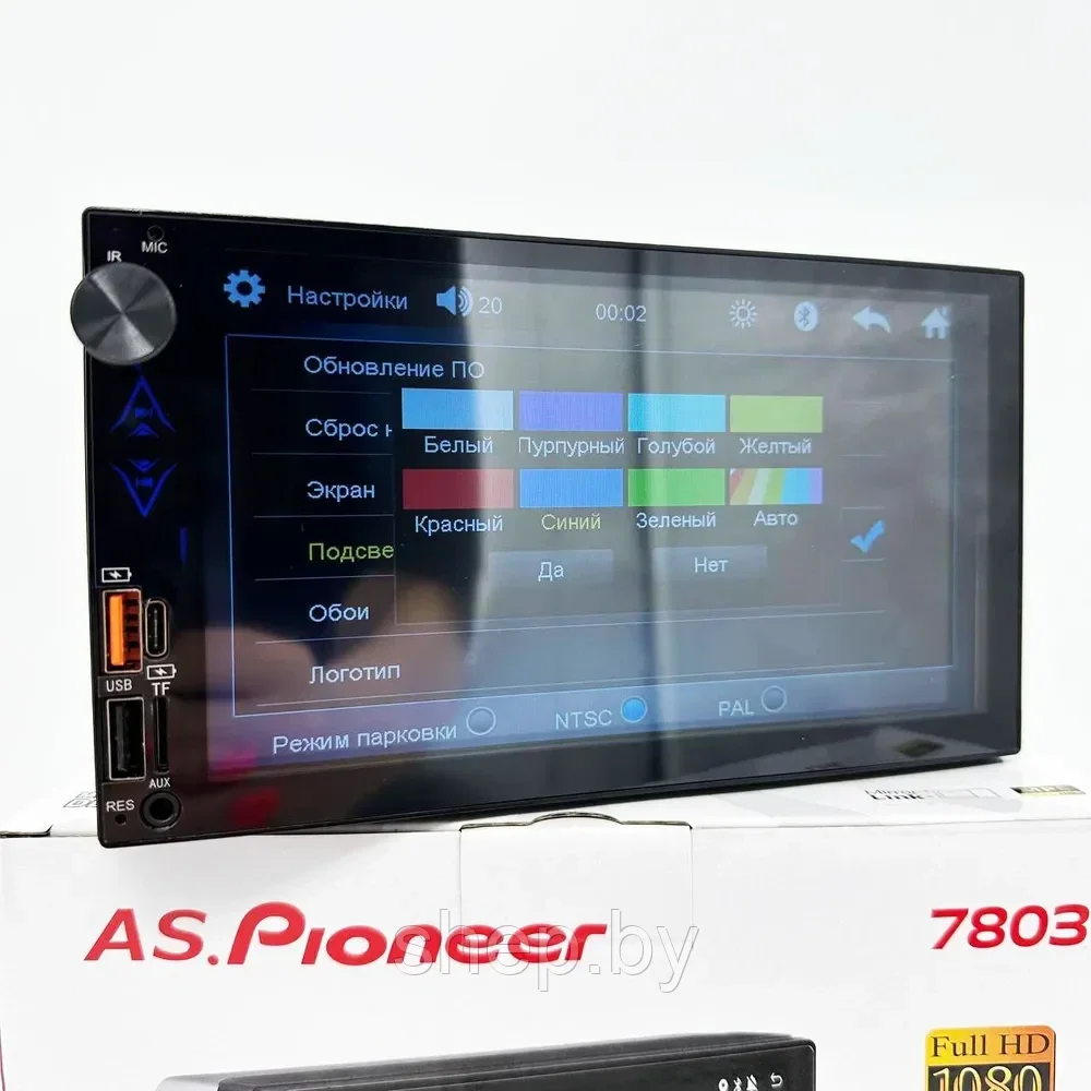 Автомагнитола 2Din AS.Pioneer 7803 , Пульт ДУ Сенсорный экран 7" FM радио,Bluetooth - фото 5 - id-p224985783