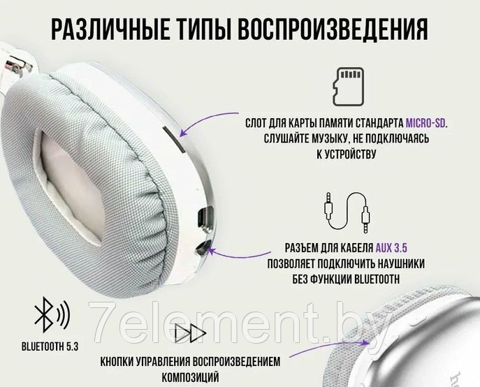 Беспроводные блютуз стерео TWS-наушники с шумоподавлением микрофоном HOCO W35 F, беспроводная стерео гарнитура - фото 5 - id-p224985815