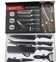 Набор ножей zepter на 6 предметов, ножи кухонные и принадлежности, нож кухонный цептер