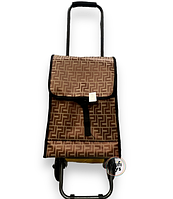 Ручная сумка тележка для покупок хозяйственная на колесиках с ручкой, TL-30 тачка с сумкой с колесами дорожная