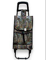 Ручная сумка тележка для покупок хозяйственная на колесиках с ручкой,TL11-2 тачка с сумкой с колесами дорожная