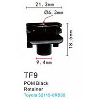 TF9(Toyota) Forsage клипса Клипса для крепления внутренней обшивки а/м Тойота пластиковая (100шт/уп.)