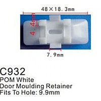 C0932(Mazda/Mersedes/Mitsubishi) Forsage клипса Клипса для крепления внутренней обшивки а/м Мазда/ Мерседес/