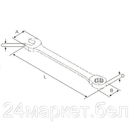Licota ARW-12M17 Ключ комбинированный трещоточный гибкий 72 зуба 17 мм - фото 2 - id-p224986036