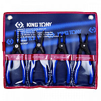 KING TONY 42154GP KING TONY Набор съемников стопорных колец, 4 предмета, 42154GP