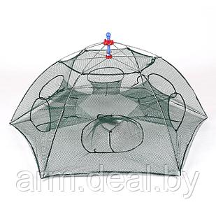 Раколовка Namazu "Зонт" автоматическая, 6 входов, 90х90х62 см
