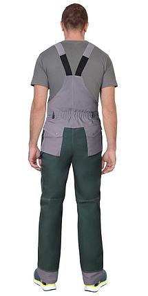Полукомбинезон СИРИУС-ВЕСТ-ВОРК зеленый со ср.серым, фото 2