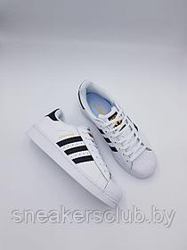 Кроссовки белые Adidas Superstar женские / подростковые / демисезонные / повседневные