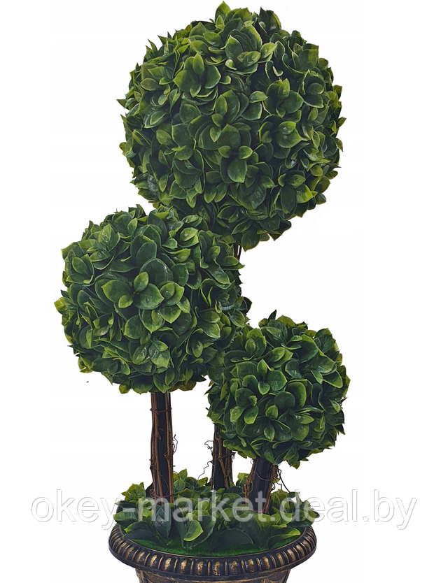 Искусственное дерево Самшит Шар 75 см - фото 7 - id-p224987148