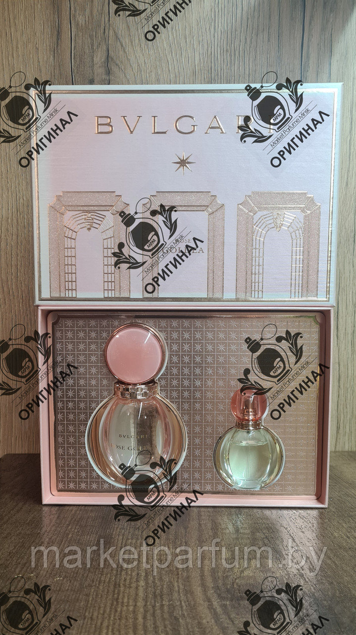 Набор Подарочный Женские духи Bvlgari Rose Goldea 50ml Eau de Parfum & 15ml Eau de Parfum SET - фото 1 - id-p224987213