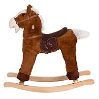 Лошадка-качалка Pituso музыкальная цвет коричневый GS2061, фото 5