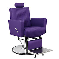 Мужское барбер - кресло Толедо Инокс (декор линиями, Eco PE 420). На заказ