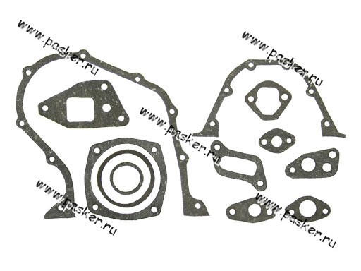Прокладки двигателя ВАЗ-2101-07,2121 (ком-т 13шт) паронит без. передней проклад дв. Россия - фото 1 - id-p224989985
