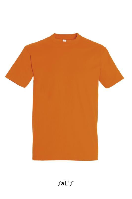 Оранжевая футболка Империал  190 гр. для нанесения логотипа